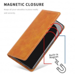 Magnetic Book Cover Case for iPhone 6/6s Card Wallet Leather Slim Fit Look